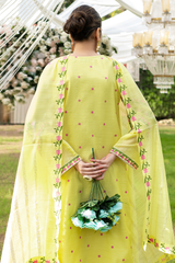 Ophira | Hand-Embellished Métallique Organza