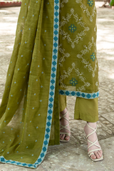 Heena | Hand-Embellished Métallique Organza