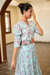 2 Piece - Printed Lawn RTW Frock - Avelyn