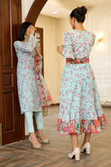 2 Piece - Printed Lawn RTW Frock - Avelyn