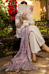 3 Piece Embroidered Lawn Suit - Naqsh