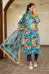 2 Piece - Printed Lawn Suit - Inaaya