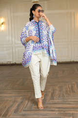 2 Piece - Printed Lawn RTW Kaftan Meher