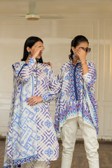 2 Piece - Printed Lawn RTW Kaftan Meher