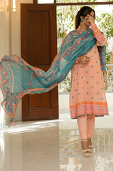 2 Piece - Printed Lawn Suit - Cyana