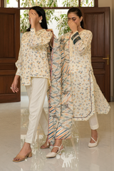 2 Piece - Printed Lawn RTW Western - Naaz