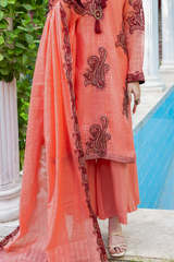 Petal | Hand-Embellished Métallique Organza