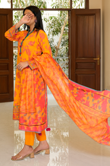 2 Piece - Printed Lawn Suit - Elaya