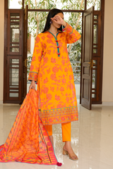2 Piece - Printed Lawn Suit - Elaya