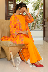 2 Piece - Printed Lawn RTW Western - Elaya