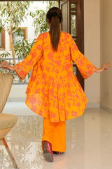 2 Piece - Printed Lawn RTW Western - Elaya