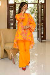 2 Piece - Printed Lawn RTW Western - Elaya