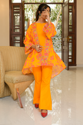 2 Piece - Printed Lawn RTW Western - Elaya