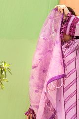 3 Piece Embroidered Lawn Suit - Dilnaz