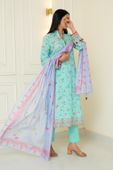 2 Piece - Printed Lawn Suit - Linaah