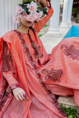 Petal | Hand-Embellished Métallique Organza