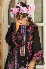 3 Piece Embroidered Lawn Suit - Mehrbano