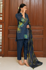 2 Piece - Printed Lawn Suit - Nura
