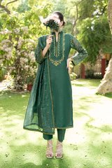 Alloy | Hand-Embellished Métallique Organza