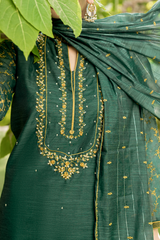 Alloy | Hand-Embellished Métallique Organza