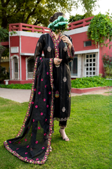 Diva| Hand-Embellished Métallique Organza