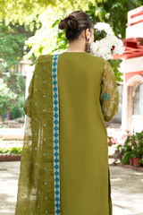 Heena | Hand-Embellished Métallique Organza