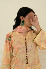 2 Piece - Printed Lawn Suit - Nooraya