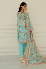 2 Piece - Printed Lawn Suit - Aleeza