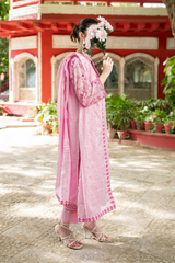 Rosalia | Hand-Embellished Métallique Organza