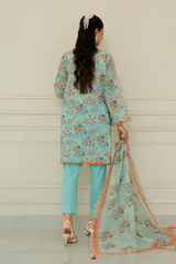 2 Piece - Printed Lawn Suit - Aleeza