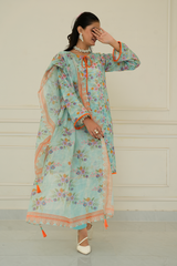 2 Piece - Printed Lawn Suit - Aleeza