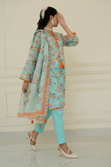 2 Piece - Printed Lawn Suit - Aleeza