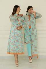 2 Piece - Printed Lawn Suit - Aleeza