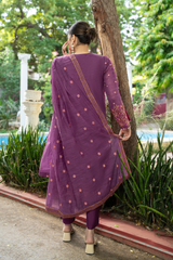 Royal | Hand-Embellished Métallique Organza