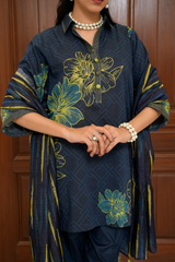 2 Piece - Printed Lawn Suit - Nura