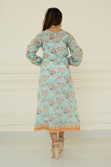 2 Piece - Printed Lawn RTW Frock - Aleeza