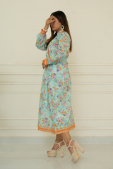 2 Piece - Printed Lawn RTW Frock - Aleeza