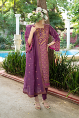 Royal | Hand-Embellished Métallique Organza