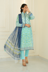 2 Piece - Printed Lawn Suit - Yalina