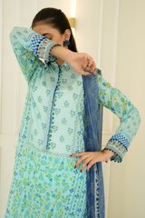 2 Piece - Printed Lawn Suit - Yalina