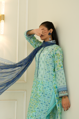 2 Piece - Printed Lawn Suit - Yalina