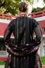 Diva| Hand-Embellished Métallique Organza