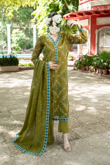 Heena | Hand-Embellished Métallique Organza