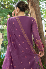 Royal | Hand-Embellished Métallique Organza