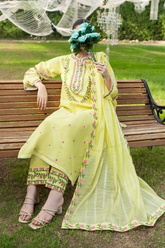 Ophira | Hand-Embellished Métallique Organza