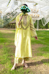 Ophira | Hand-Embellished Métallique Organza