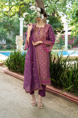 Royal | Hand-Embellished Métallique Organza