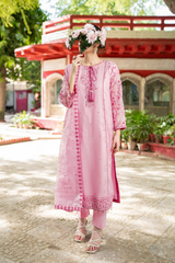 Rosalia | Hand-Embellished Métallique Organza