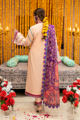 3 Piece Embroidered Lawn Suit - Mahru