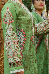 3 Piece Embroidered Lawn Suit - Feroza
